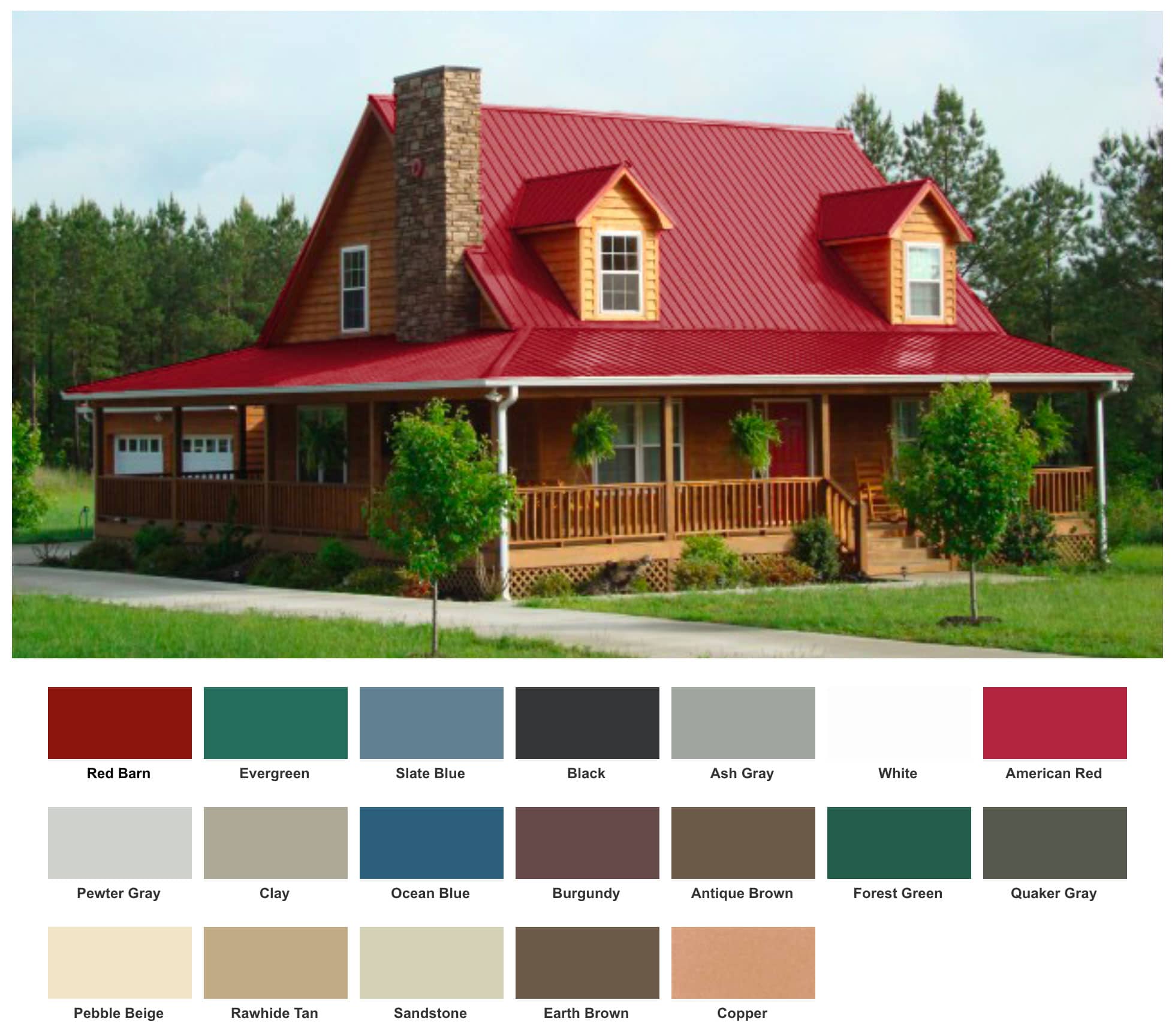 tin roof colors